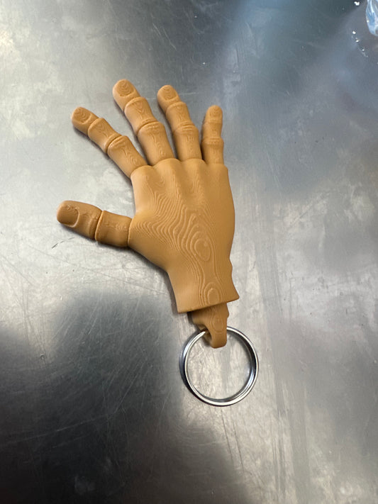 Articulated Hand keychain